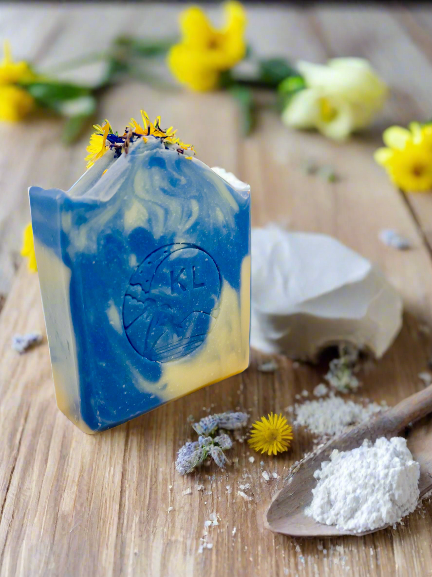 Koalin blue clay body soap