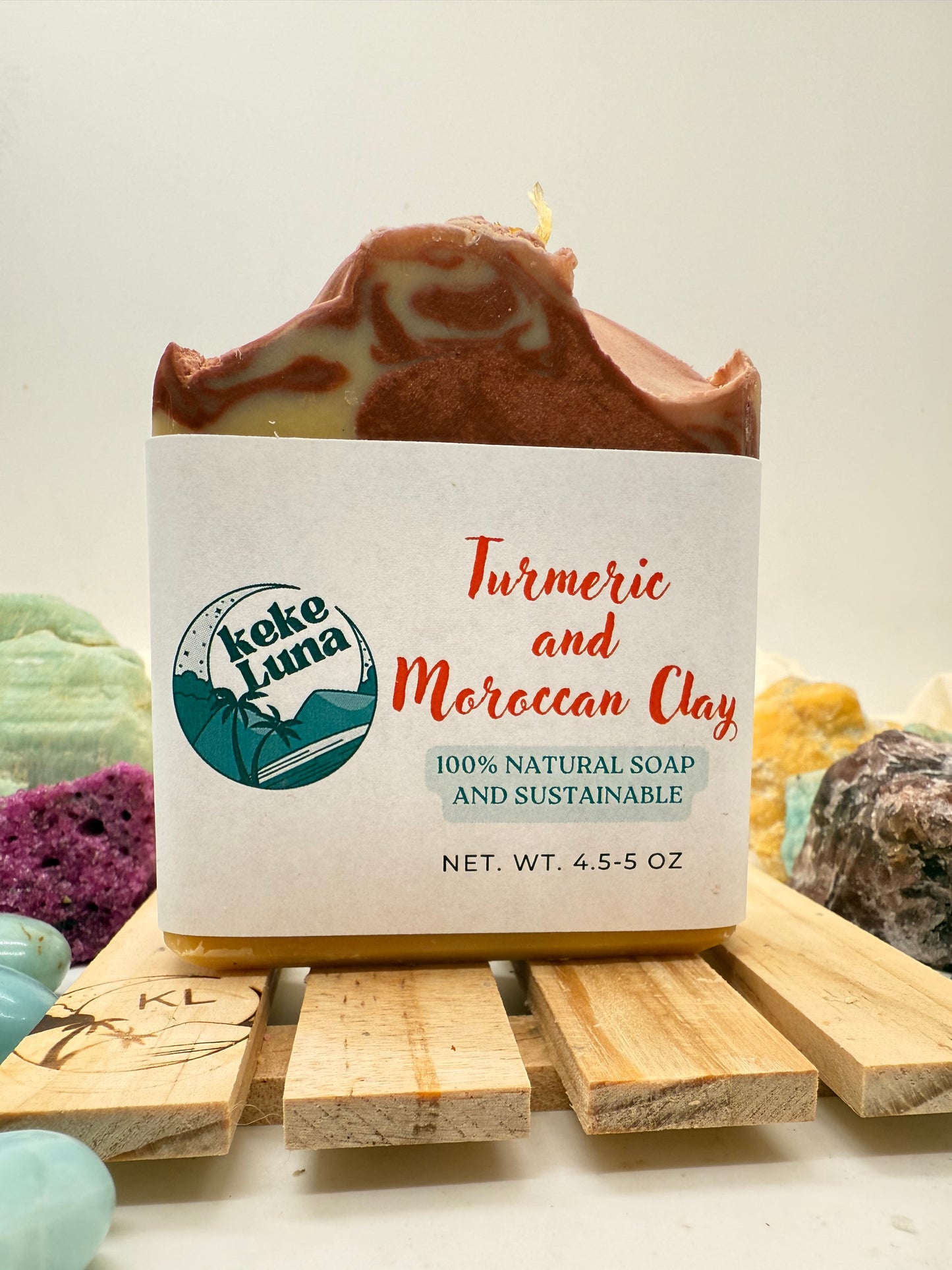 Turmeric and Moroccan clay Body soap