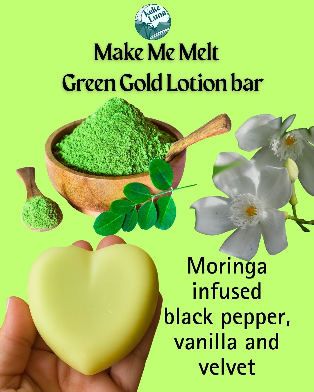 Make Me Melt -Green Gold Lotion Bar