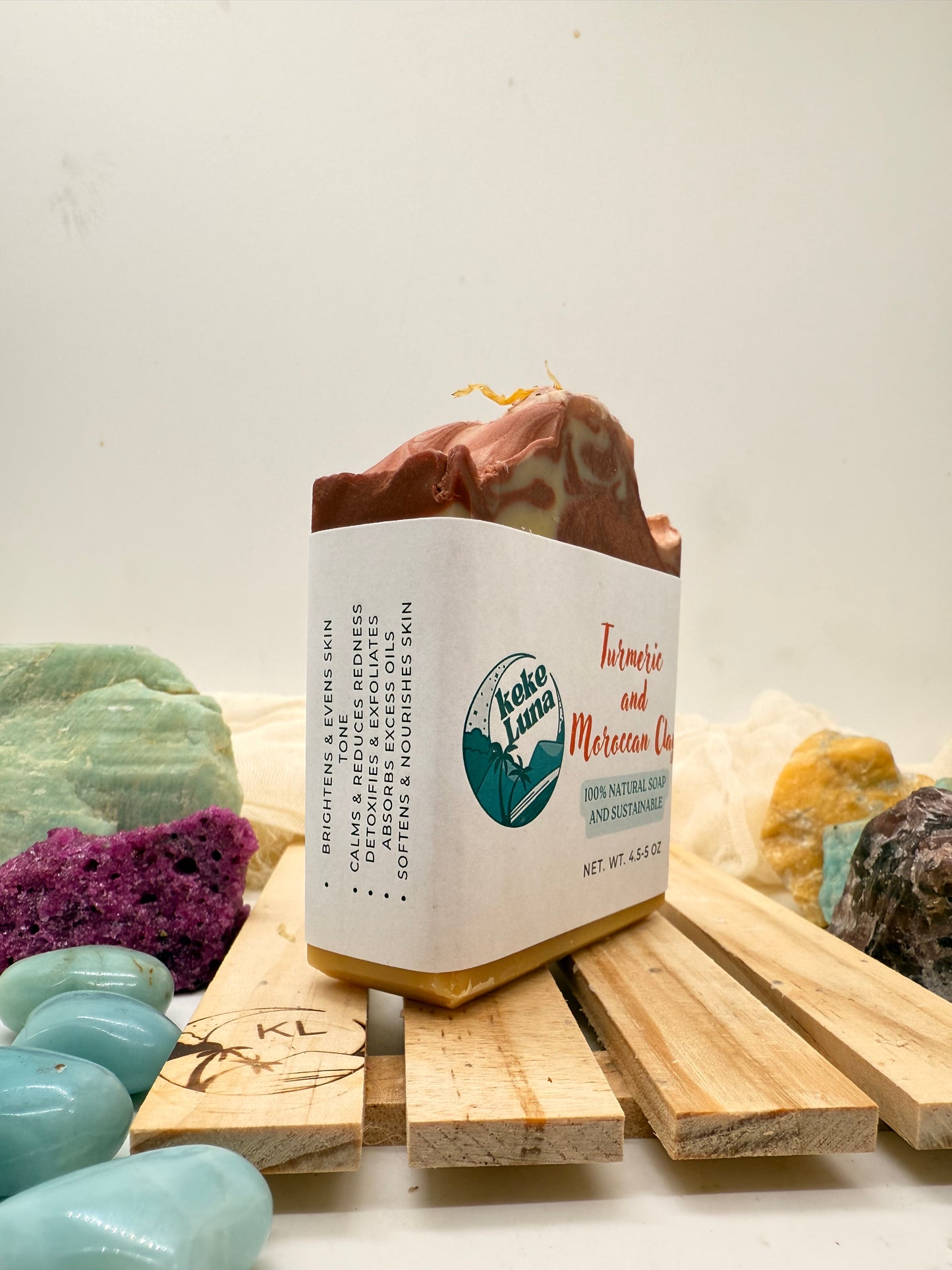 Turmeric and Moroccan clay Body soap