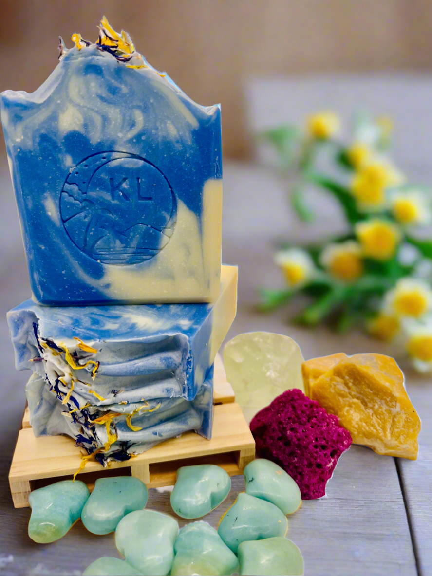 Koalin blue clay body soap