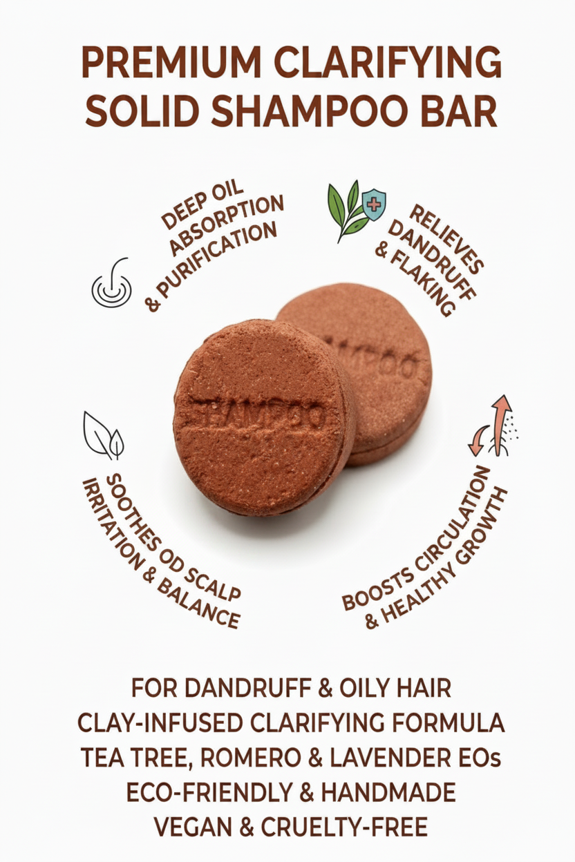 Scalp Relief Shampoo Bar– Best for Sensitive, Itchy Scalps