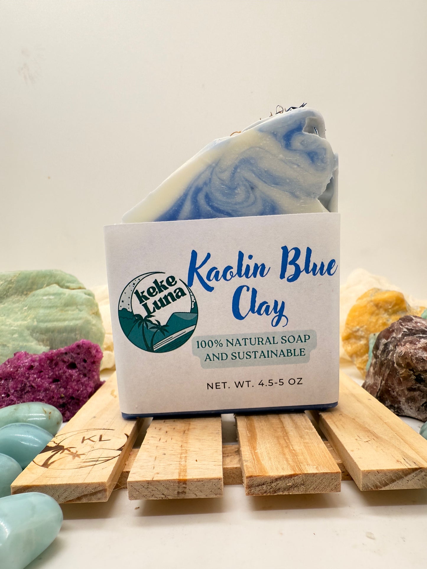 Koalin blue clay body soap