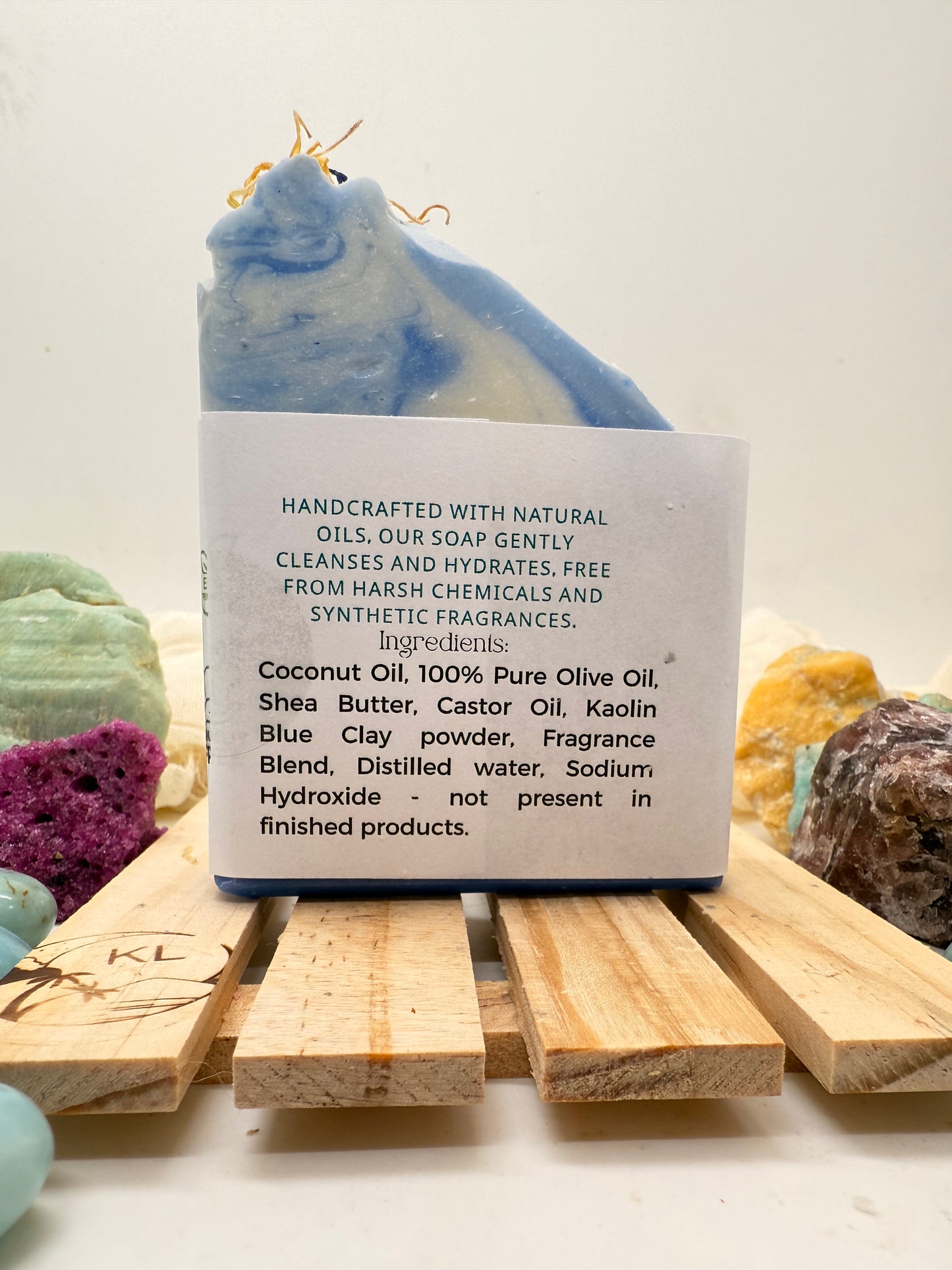 Koalin blue clay body soap