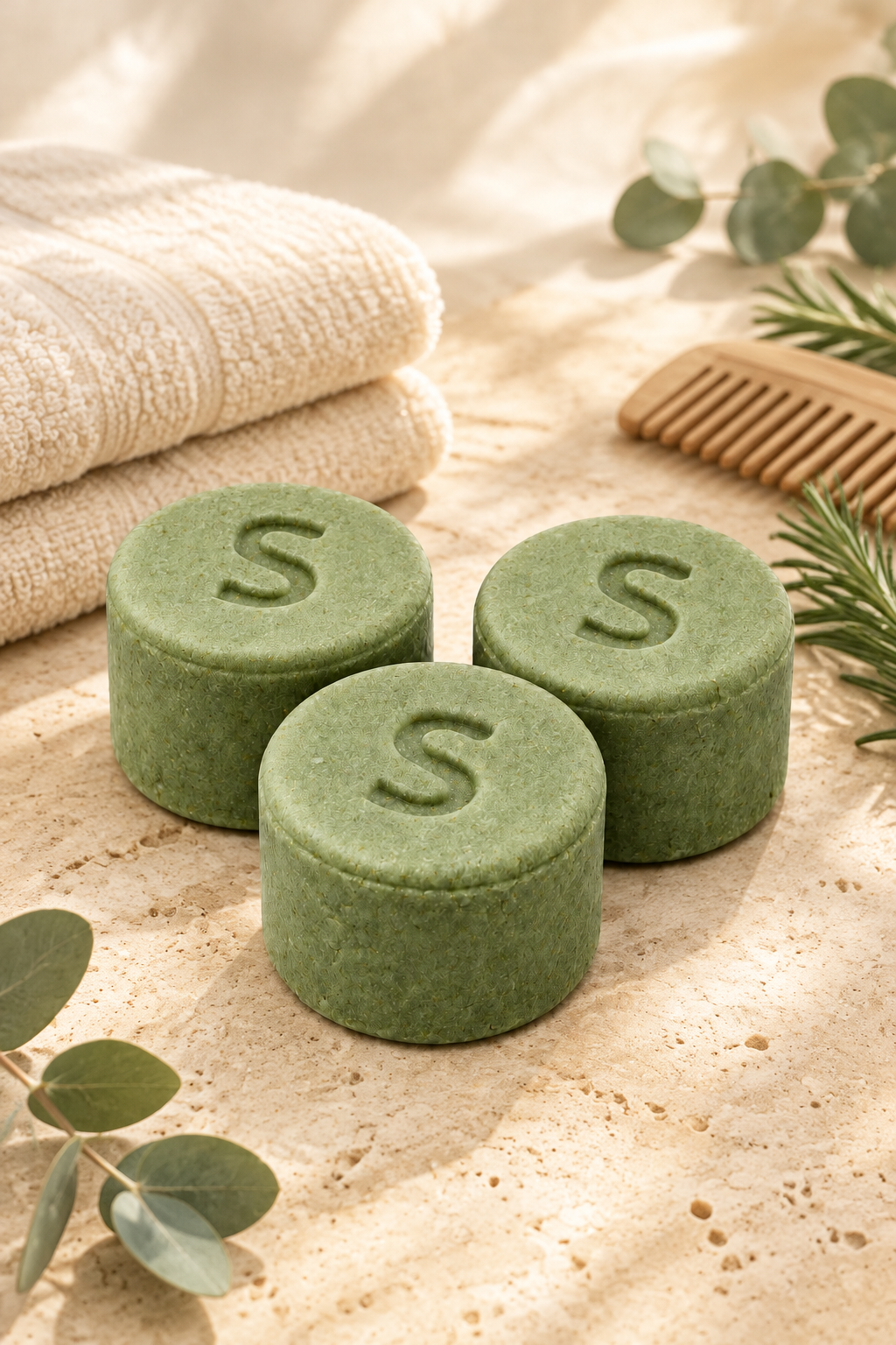 ROSEMARY STRENGTH SHAMPOO BAR-Best for Weak Hair & Breakage