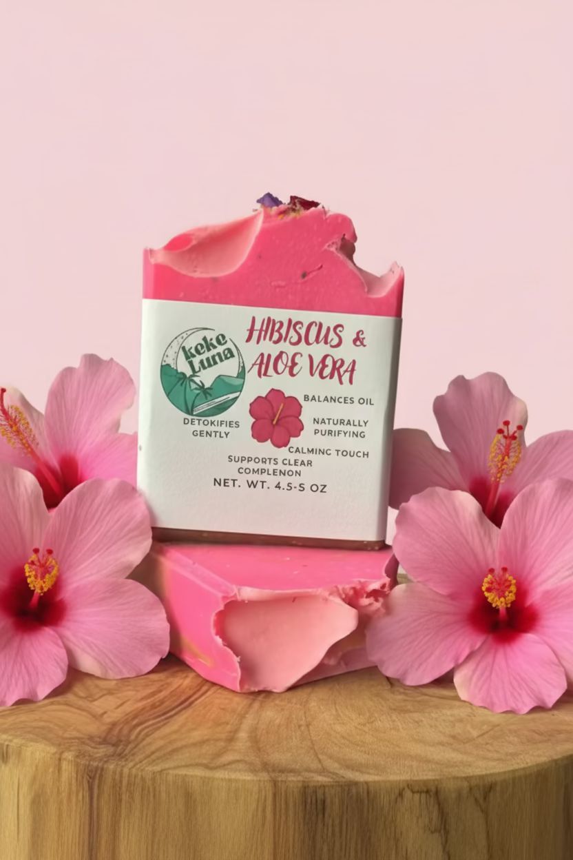 Hibiscus & Aloe Vera Soap