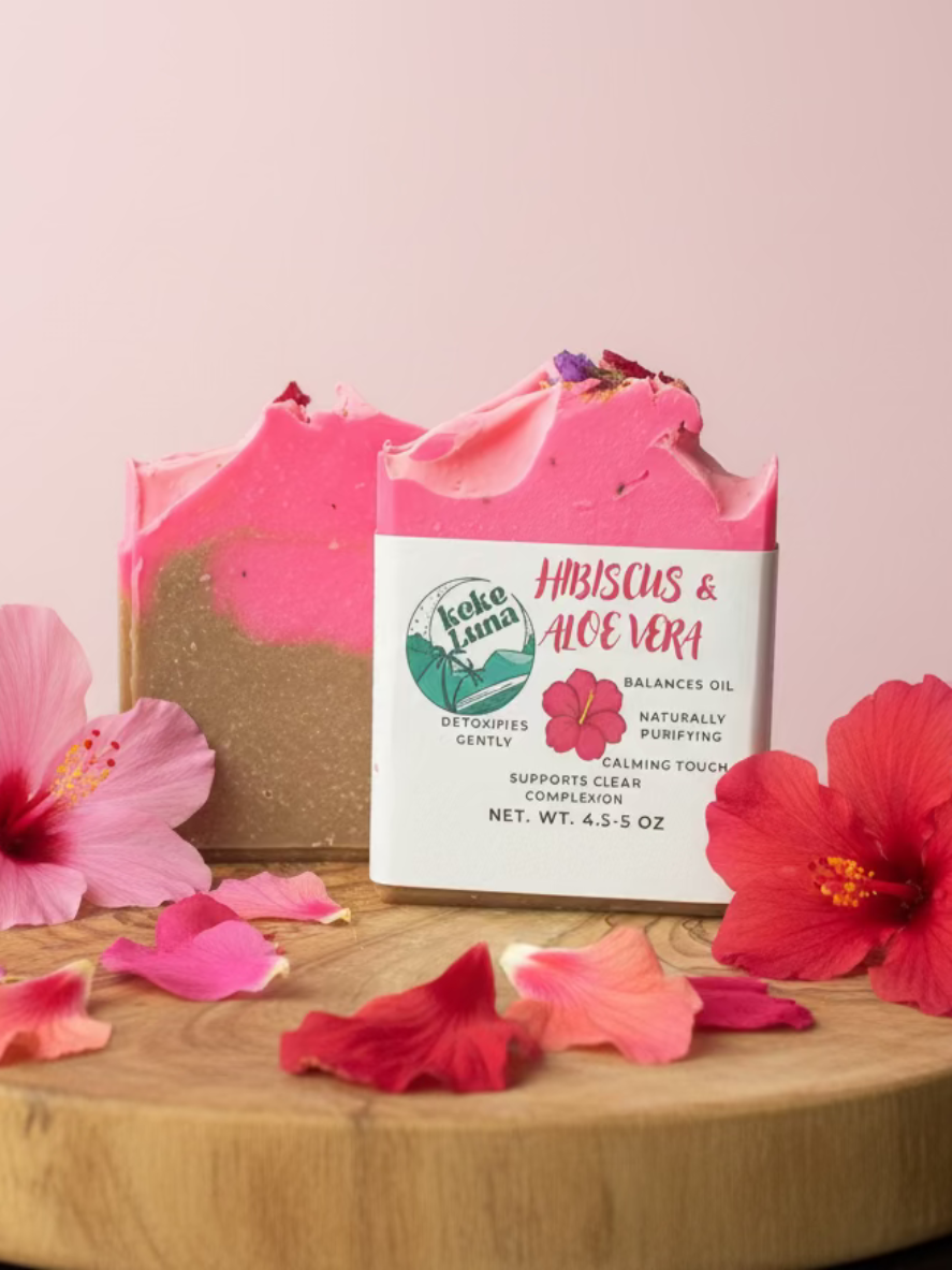 Hibiscus & Aloe Vera Soap
