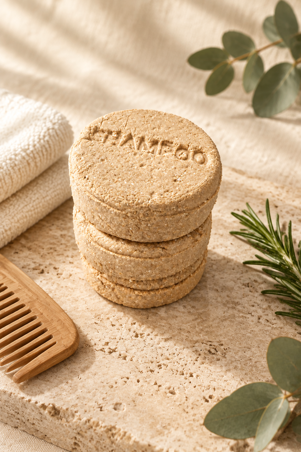 Golden Oat Shampoo Bar– Gentle Care for Every Hair Type