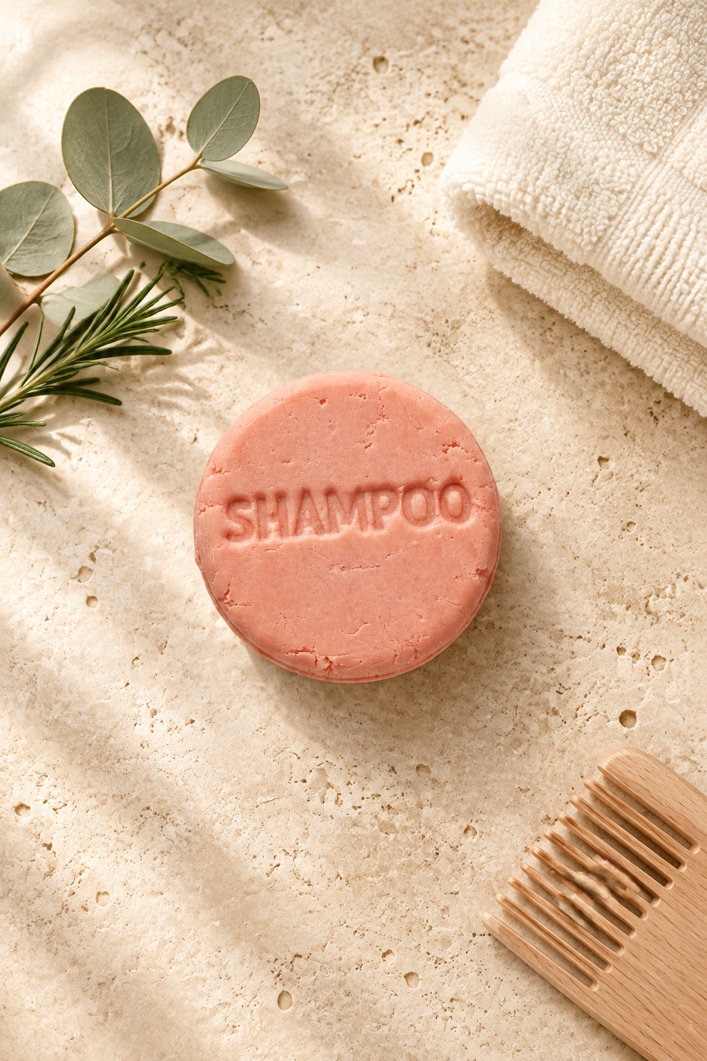 Rose Silk Shampoo Bar– Deep Moisture & Silky Softness