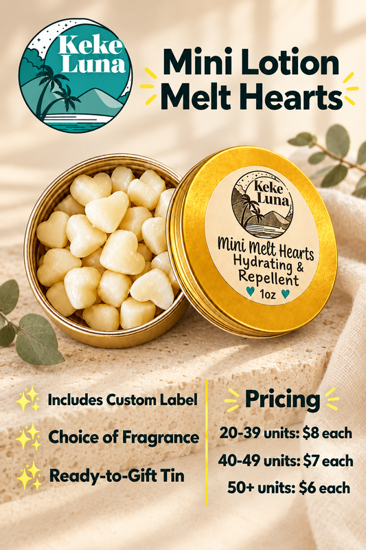 Keke Luna Party-Mini Lotion Melt Hearts Favor