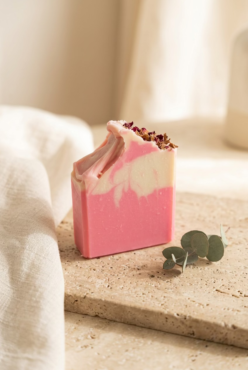 Velvet Rose Clay Bar – Purifying • Softening • Skin‑Balancing