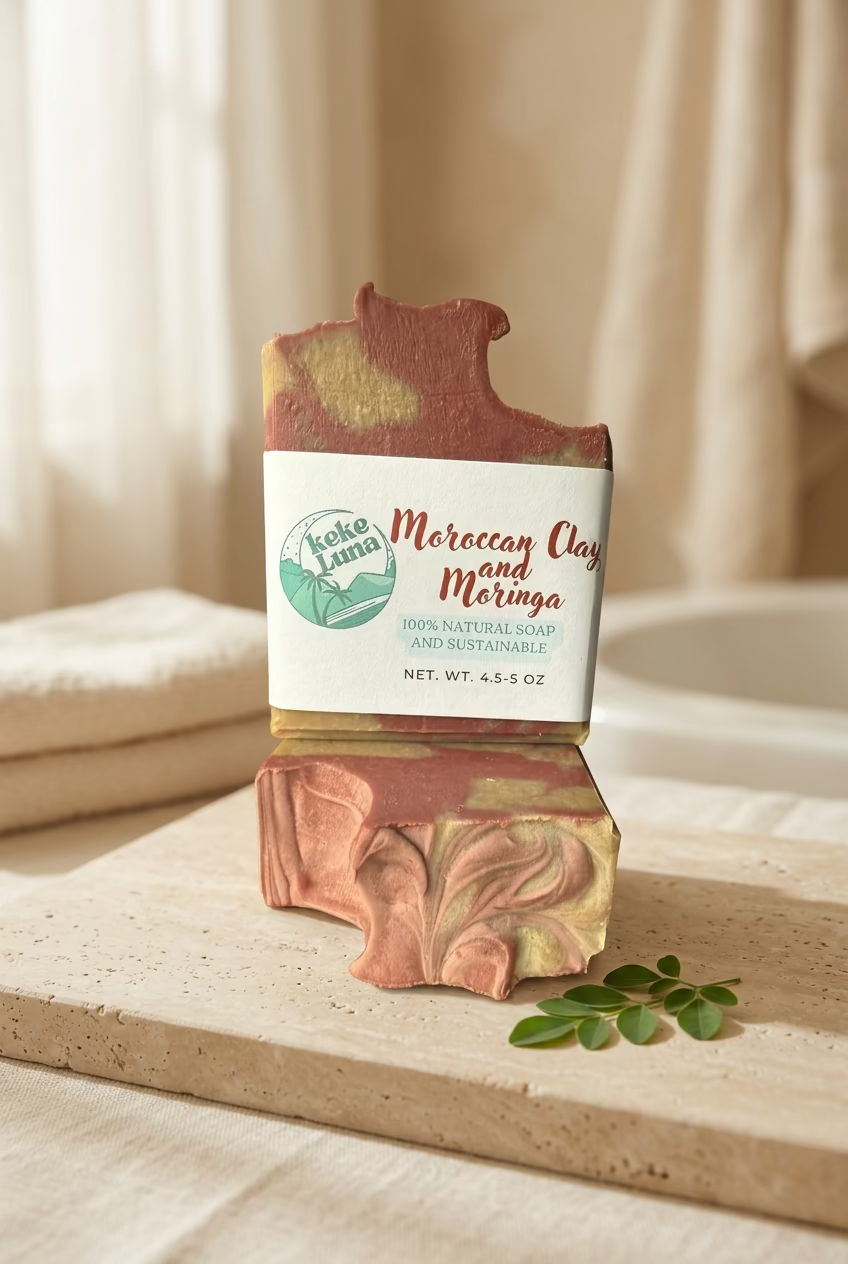 Moroccan Clay & Moringa – Clarifying & Hydrating Bar