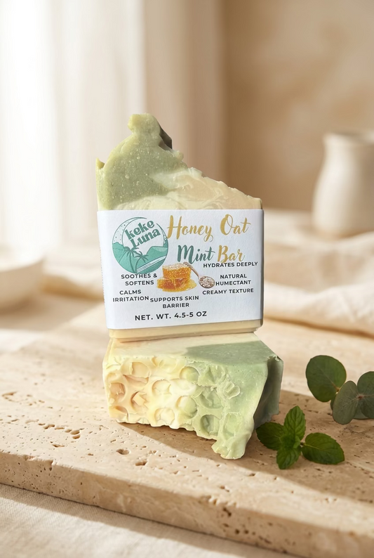 Honey Oat Mint Bar-Soothing • Creamy • Refreshing