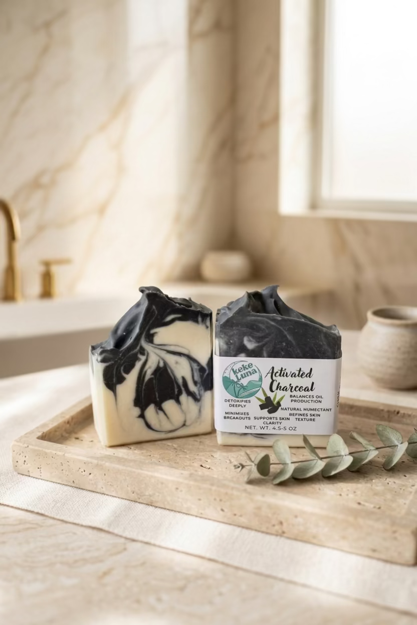 Activated charcoal Bar-Detoxifying • Balancing • Deep‑Cleansing