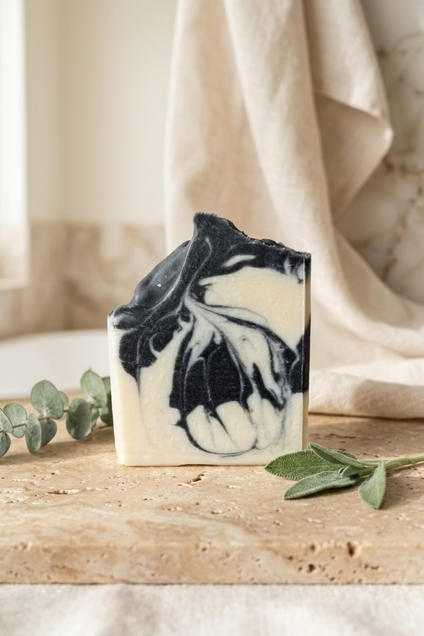 Activated charcoal Bar-Detoxifying • Balancing • Deep‑Cleansing