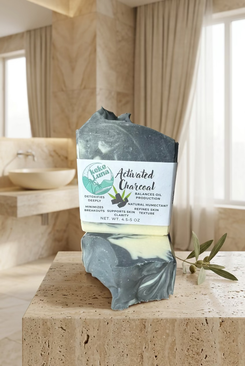 Activated charcoal Bar-Detoxifying • Balancing • Deep‑Cleansing