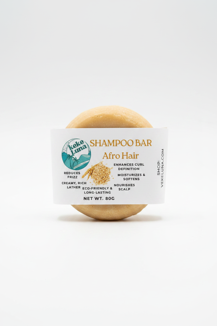 Set Shampoo Bar & Solid Conditioner Afro Hair Bar