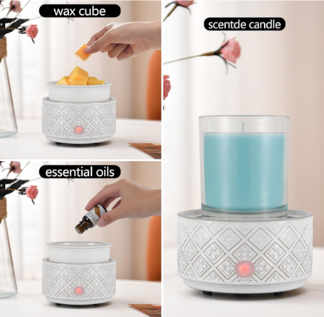Electric wax melt warmer